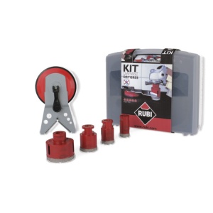 Kit carote diamantate DryGres 28, 35, 43, 68mm, 4buc. - RUBI-50917 - Img 1