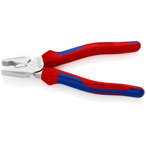 KNIPEX 02 05 200 Patenti Combi cu parghie mare cu manşoane multicomponent cromat 200 mm - Img 2