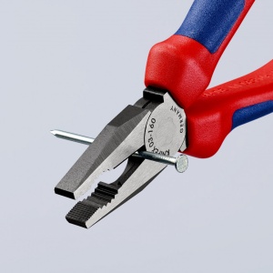 KNIPEX 03 02 160 Patent combinat cu manşoane multicomponent vopsit negru 160 mm - Img 4