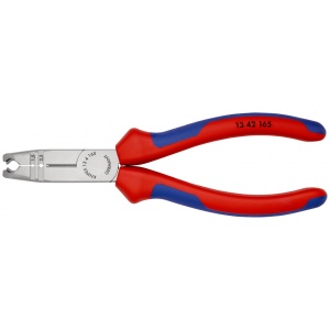 KNIPEX 13 42 165 Cleşte dezizolator cu manşoane multicomponent vopsit negru 165 mm