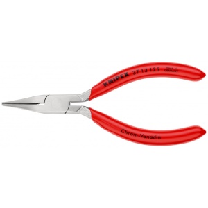 KNIPEX 37 13 125 Clește de prindere pentru mecanică fină acoperite cu plastic cromat 125 mm - Img 3