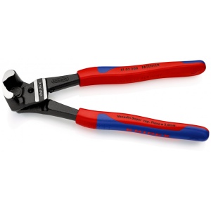 KNIPEX 61 02 200 Tăietor frontal pentru bolțuri cu transmisie mare a forței acoperite cu plastic vopsit negru 200 mm - Img 2