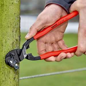 KNIPEX 71 31 250 CoBolt® XL Tăietor compact pentru bolțuri acoperite cu plastic vopsit negru 250 mm - Img 5