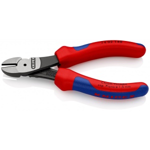 KNIPEX 74 02 140 Șfic de forță cu manşoane multicomponent vopsit negru 140 mm - Img 2