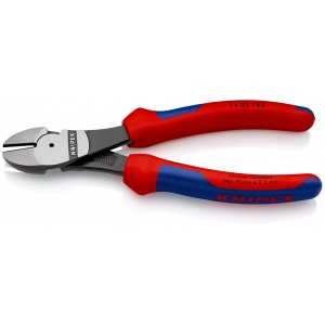 KNIPEX 74 02 180 Șfic de forță cu manşoane multicomponent vopsit negru 180 mm - Img 2