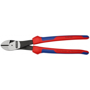 KNIPEX 74 02 250 Șfic de forță cu manşoane multicomponent vopsit negru 250 mm - Img 3