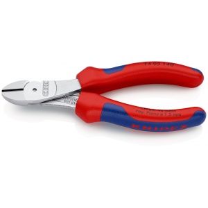 KNIPEX 74 05 140 Șfic de forță cu manşoane multicomponent cromat 140 mm