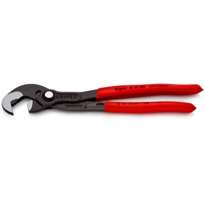 KNIPEX 87 41 250 Cheia mixta acoperit cu material plastic aderent bonderizat în culoarea gri 250 mm - Img 2