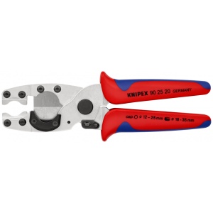 KNIPEX 90 25 20 Clește pentru tăiat țevi pentru țevi compozite și tuburi de protecție cu manşoane multicomponent zincat 210 mm - Img 1