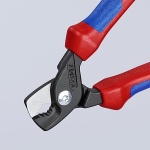 KNIPEX 95 12 160 StepCut Foarfece de tăiat cabluri cu manşoane multicomponent brunat 160 mm - Img 7