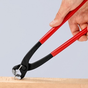 KNIPEX 99 01 280 Clește de fierari-betoniști (Clește de fierari-betoniști) acoperite cu plastic vopsit negru 280 mm - Img 8