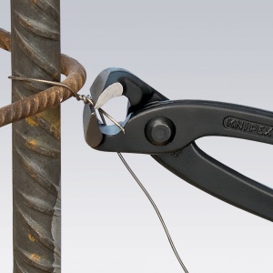KNIPEX 99 01 300 Clește de fierari-betoniști (Clește de fierari-betoniști) acoperite cu plastic vopsit negru 300 mm - Img 5