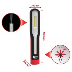 Lampa de mana flexibila, KS TOOLS perfectLight, 200 lumeni - Img 2