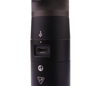 Lanternă 800 L reîncărcabilă USB, L4 FMLED-301, 1 ACUMULATOR, CABLU USB - Img 13