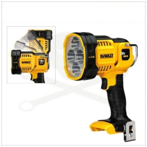 Lanterna LED pivotanta Dewalt DCL043, 1000 lumeni, compatibila cu acumulatori Li-Ion 18 V - Img 6