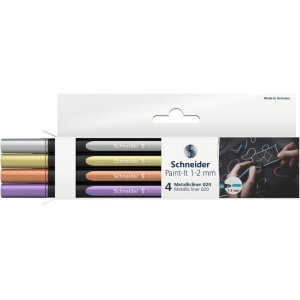 Liner metalic Schneider Paint-It 020 1-2 mm 4 buc/set - Img 2