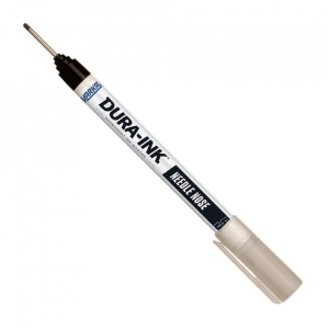 Marker cu cerneală permanentă, cu micro-vârf prelungit, DURA-INK 5, negru