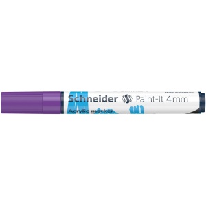 Marker cu vopsea acrilică Paint-It 320 4 mm Schneider - Img 9