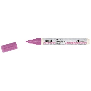 Marker pentru textile Glitter Kreul, vârf Mediu - Img 3