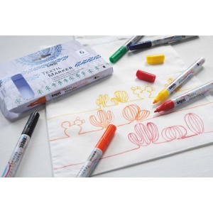 Marker pentru textile Kreul vârf Fin 6 buc/set - Img 3
