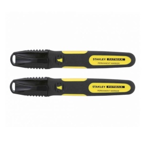 Marker permanent negru Stanley 0-47-314, 2 buc/set - Img 2