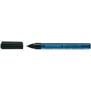Marker permanent textile 1.0 mm Schneider 248 negru - Img 3
