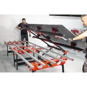 Masa de lucru pt. placi ceramice de dimensiuni mari, 180cm, 250kg - RUBI-18935 - Img 4
