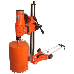 Masina de carotat BISONTE EC3000 230V 2800 W, Ø maxim pentru carotare beton 300 mm, suport inclus - Img 1