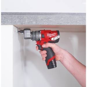 Masina de gaurit si insurubat cu percutie cu acumulator Milwaukee FUEL M12 FPDXKIT-202X, livrata cu acumulatori, valiza - Img 14