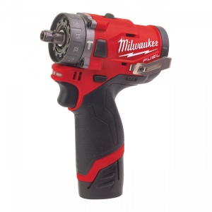 Masina de gaurit si insurubat cu percutie cu acumulator Milwaukee FUEL M12 FPDXKIT-202X, livrata cu acumulatori, valiza