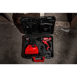 Masina de gaurit si insurubat Milwaukee M12 BDD-201C 12 V, 1 acumulator, 1 incarcator - Img 4