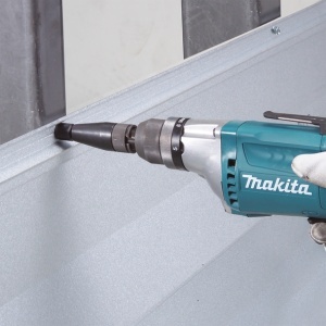 Masina de insurubat fara impact Makita, 570 W, 6 mm, tija hexagonala de 1/4 inch, valiza plastic - Img 2