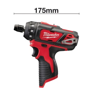 Masina de insurubat Milwaukee M12 BD-0, cuplu 30 Nm, livrata fara acumulator - Img 4