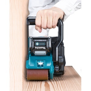 Masina de slefuit cu banda Makita XGT 40Vmax, 76 x 533 mm, livrata fara acumulatori - Img 4