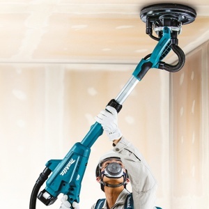 Masina de slefuit peretii Makita LXT 18V, 225 mm, livrata cu 2 acumulatori de 5,0Ah - Img 2