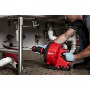 Masina desfundat tevi - 8mm Milwaukee M18 FDCPF8-0C, lungime cablu 10.6 m, livrata fara acumulator, valiza