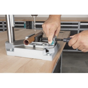 Menghina mecanica fonta Wolfcraft 3423000, latime bacuri 85 mm, deschidere 80 mm cu buton pentru deschidere rapida - Img 7