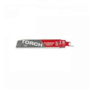 Metal: Pânze Heavy Duty TORCH™ cu dinți din carbură pentru lucrări de demolare Milwaukee (Lungimea pânzei (mm): 150) - 5 bucati