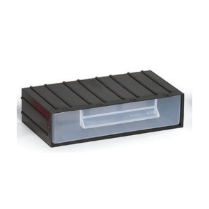 Modul plastic cu capac Port-Bag 220x120x50mm negru