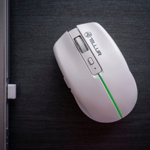 Mouse wireless Tellur, Silent Click, Alb - Img 10