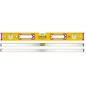 Nivela cu 3 bule si 2 manere, tip 196-2 de 122 cm - Img 1