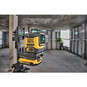 Nivela laser cu 3 linii DeWALT DCLE34031D1, fascicul verde, cu acumulator XR 18V / 2.0 Ah, 40 /100 m - Img 5