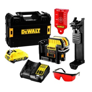 Nivela laser cu 5 puncte in cruce DeWalt DCE0825D1R, rosu, 15 m, Li-Ion, 10.8V, 2 Ah - Img 2