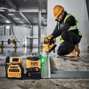 Nivela laser in cruce, autonivelanta, DeWalt DCE089D1G18, Li-Ion 12/18V, 2 Ah, fascicul verde - Img 7