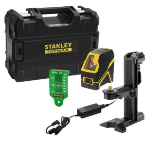 Nivela laser Stanley Fatmax FMHT77595-1, linie laser verde, in cruce - Img 1