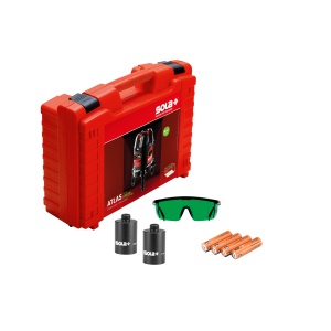 Nivela Laser Verde Sola ATLAS GREEN multilinie si punct - 360°, 25m, Li-Ion - Img 2