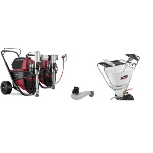 Pachet Pompa airless Titan PowrBeast 7700 E CART 230V 6l/min+Container 100l/role descarcare/conector - Img 1