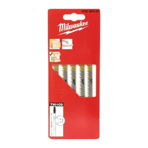 Pânze tăieri curate și fără așchii Milwaukee 105 x 3 mm T 301 CD - 5 bucati - Img 2