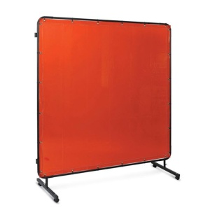 Paravan de protectie pentru sudura Telwin 802676, dimensiune 1740x1740 mm, rosu - Img 3