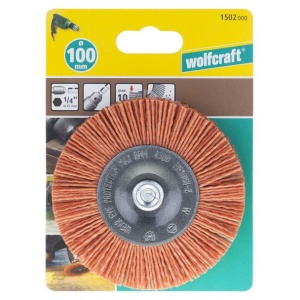 Perie Wolfcraft 1502000, tip disc, D 100 mm, tija hexagonala 1/4" - Img 2